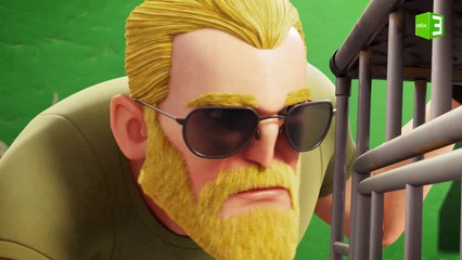 طرزان يطارد صائد القرود