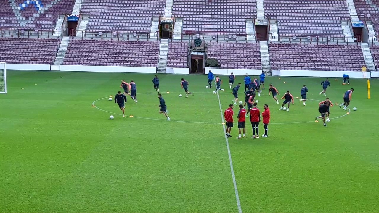 Istanbul Basaksehir training.