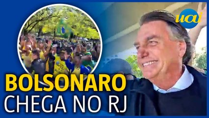7 de Setembro: Bolsonaro chega no Rio aos gritos de 'mito'