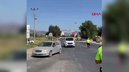 ÖDEMİŞ'TE DRONE DESTEKLİ TRAFİK DENETİMİ