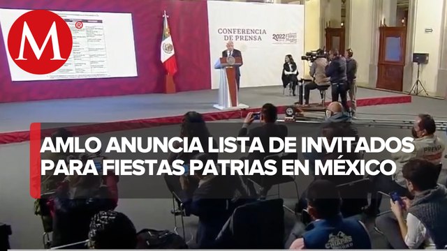 El Dalai Lama, Modi, Evo Morales... la lista de invitados de AMLO a fiestas patrias