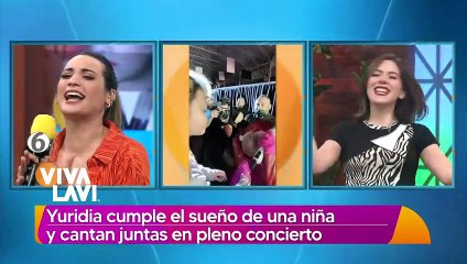VIDEO: Yuridia cumple el sueño de niña y cantan juntas en concierto