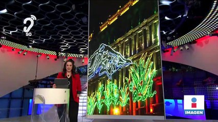 Encienden luminaria en el Zócalo de la CDMX por las fiestas patrias