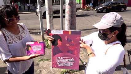 Dan a conocer cartilla para la prevención del femicidio en el mercado Oriental