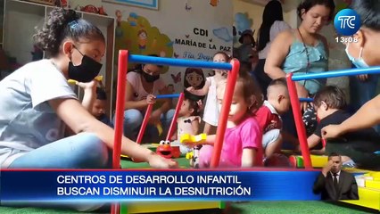 Centros de desarrollo infantil buscan disminuir la desnutrición