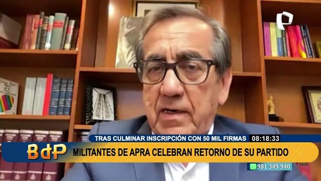 Vuelve el Apra: militantes apristas celebran retorno de su partido tras presentar 50 mil firmas