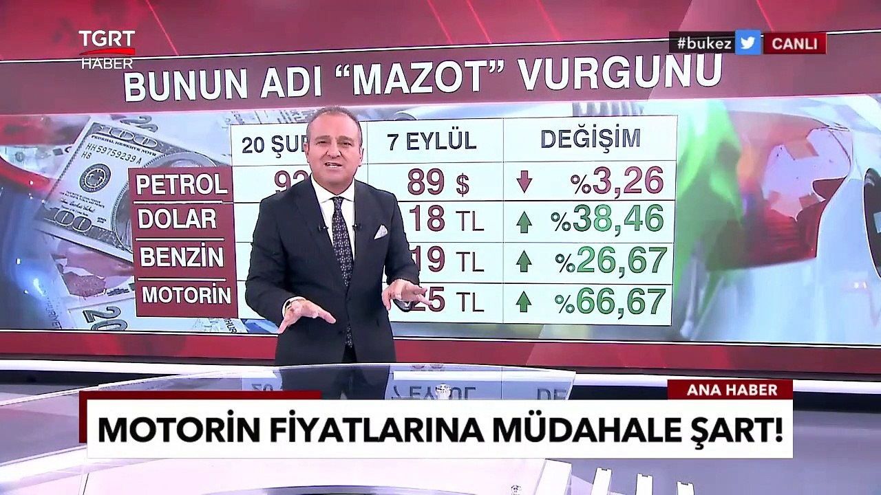 Motorinde Bu Fark Nasıl İzah Edilecek? Petrol Düştü Mazot Yüzde 67 Arttı - TGRT Ana Haber