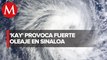 Se reportan afectaciones por huracán 'Kay' en Sinaloa