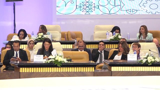 فعاليات اليوم الأول من منتدى مصر للتعاون الدولي والتمويل الإنمائي واجتماع وزراء البيئة والاقتصاد والمالية الأفارقة تحت رعاية الرئيس عبدالفتاح السيسي