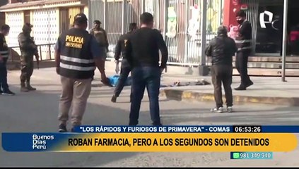 Caen “Los Rápidos y Furiosos de Primavera” tras intentar robar una farmacia