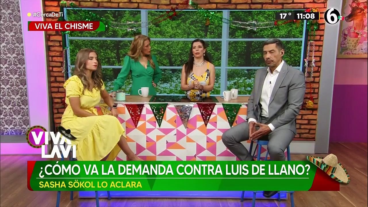 Sasha Sokol habla del proceso de demanda contra Luis de Llano
