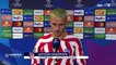 Atlético Madrid - Antoine Griezmann : "On a mis de la pression en fin de match"