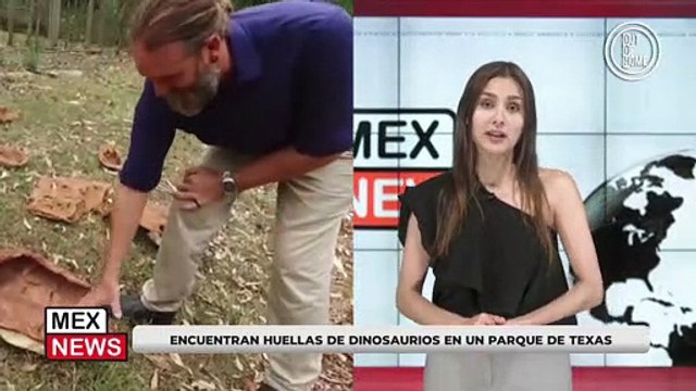 ENCUENTRAN HUELLAS DE DINOSAURIOS EN UN PARQUE DE TEXAS