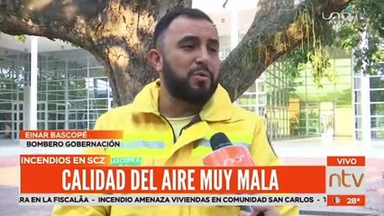Incrementa la mala calidad del aire en Santa Cruz