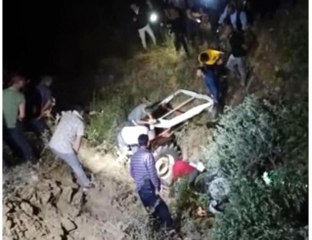 Son dakika yerel: Manisa'da traktör uçuruma yuvarlandı: 1 ölü, 1 yaralı
