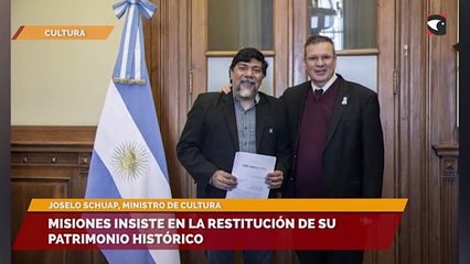 Misiones insiste en la restitución de su patrimonio histórico