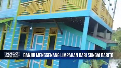 Polres Murungraya Mengevakuasi Warga Yang Terkena Banjir di Desa Juking Panjang
