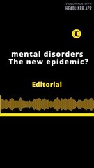 Editorial en ingles: Mental disorder The New epidemic?