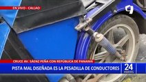 Callao: Ciclovía improvisada sería la pesadilla de conductores