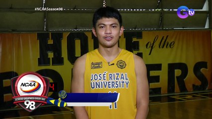 NCAA Season 98 | 24 secs with Ry Dela Rosa | Game On (Sept. 7, 2022)