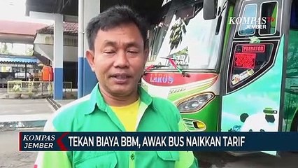 Tekan Biaya BBM, Awak Bus di Jember Naikkan Tarif Lebih Awal