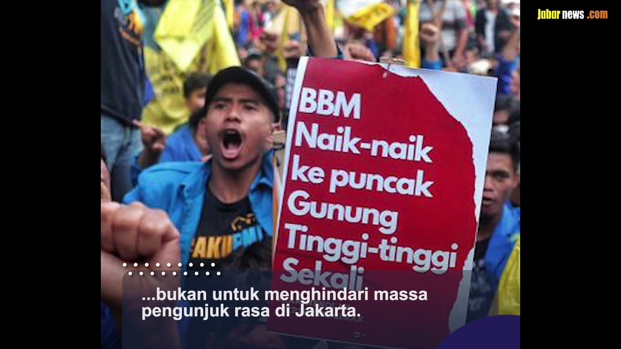 Didemo Massa Buruh dan Mahasiswa Soal Kenaikan BBM, Jokowi Pilih Bertahan di Istana Bogor