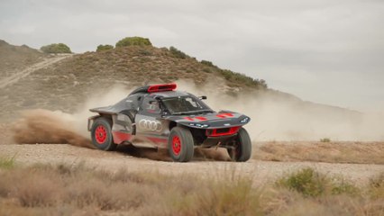 Audi RS Q e-tron E2 testing - Slow Motion Video