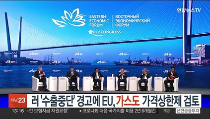 러 '수출 중단' 경고에 EU, 러 가스도 가격상한제 검토
