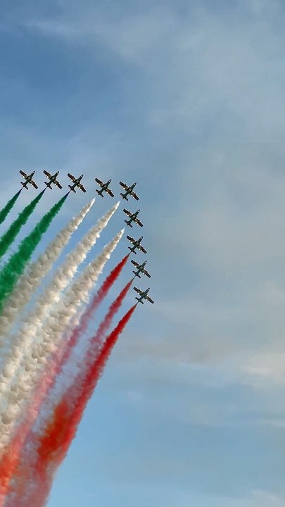 Fighter Jets Show Italian Pride