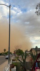 Dust Storm Moves in on Chandler, AZ