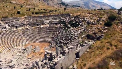 "Aşkların ve imparatorların şehri" Sagalassos, FPV dron ile görüntülendi