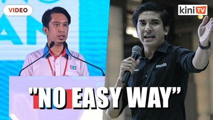 Télécharger la video: There is no 'easy way' for Muda to join Harapan, says PKR Youth chief