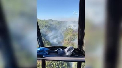 Son dakika haber! Orman yangınına müdahale ediliyor