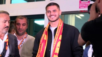 Mauro Icardi, Galatasaray için İstanbul'da