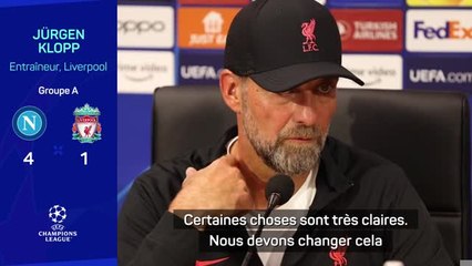 Groupe A - Klopp : "Je comprends à 100 % que c'était une nuit très décevante donc je dois m'excuser pour cela"