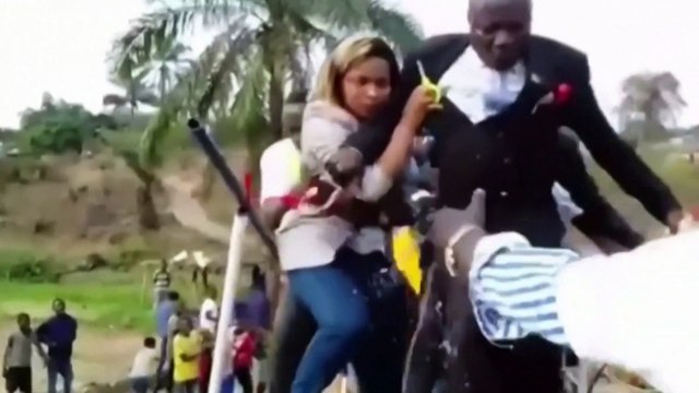 Bridge collapses during ribbon-cutting ceremony in Congo