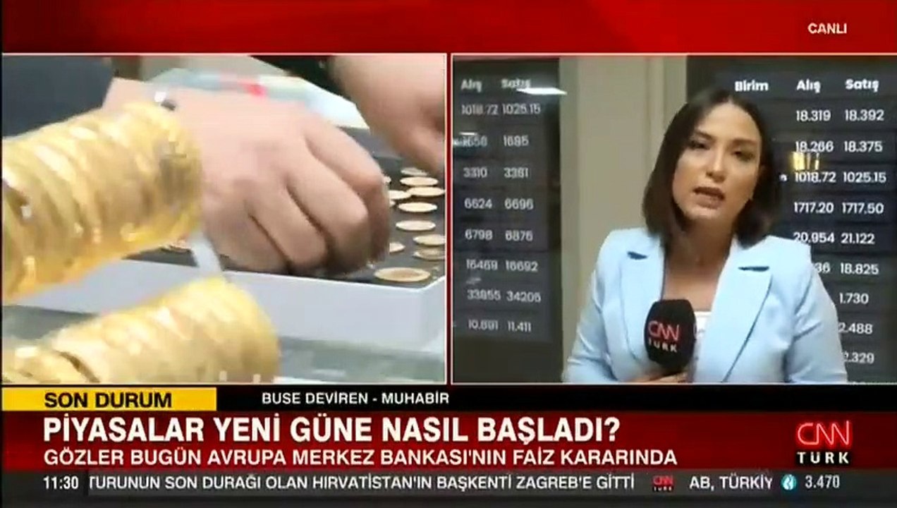 CNN TÜRK piyasanın kalbinden bildiriyor: Dolar, euro ve altında son durum ne?
