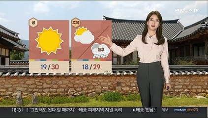 下载视频: [날씨] 귀성길 대체로 쾌청…10도 안팎 일교차 주의