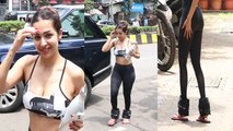 Malaika Arora के पैर में ये क्या हुआ, Bold look में पहुंची Gym, Video viral | FilmiBeat