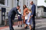 Prince George, Princess Charlotte, and Prince Louis settle in to new school