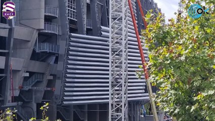 Las obras del Bernabéu coge un ritmo endiablado