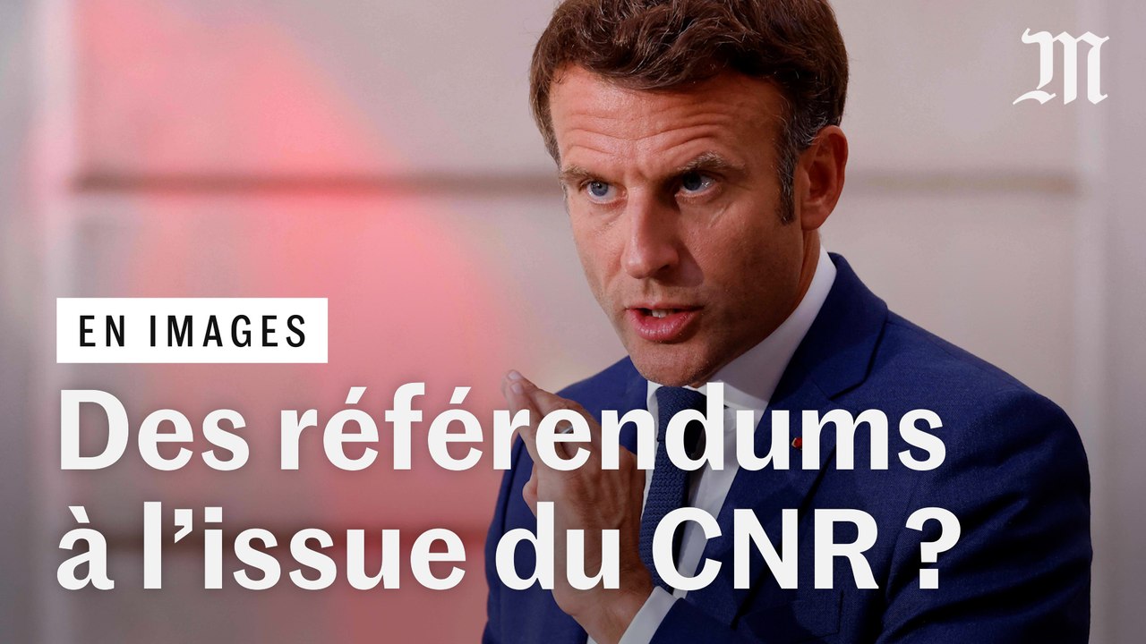 Emmanuel Macron n'exclut pas que le Conseil national de la refondation « débouche sur des référendums »