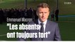 Emmanuel Macron tance les "absents" du CNR qui "ont toujours tort"