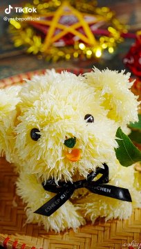 Cách làm chú cún bưởi trang trí mâm cỗ Trung thu