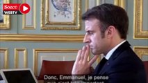 Macron'un Ukrayna işgalini öğrendiği anlar yayınlandı