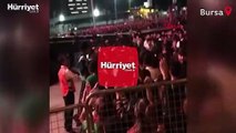 Bursa’da konser alanında tekmeli- yumruklu 'taciz' kavgası