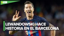 Lewandowski se luce con hat trick en goleada del Barcelona ante Viktoria Plzen en Champions League