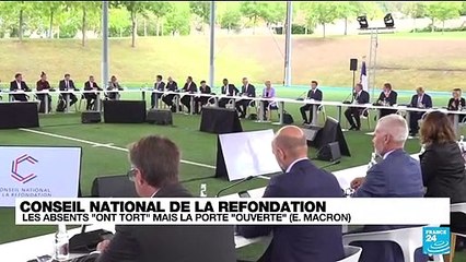 France : les absents au Conseil national de la refondation "ont tord" selon Emmanuel Macron