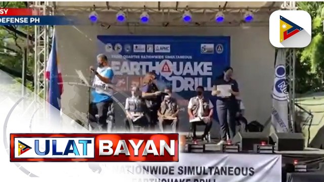Face-to-face earthquake drill, muling isinagawa matapos ang dalawang taon ng pandemya
