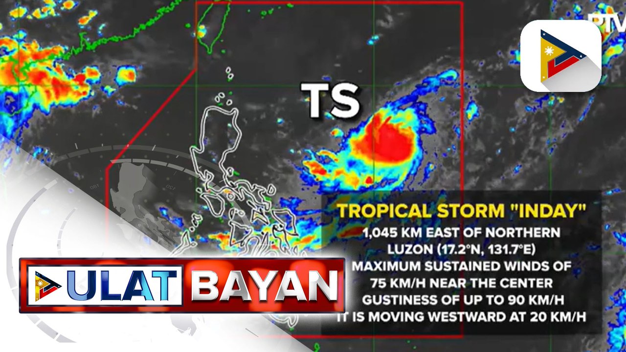 Bagyong Inday, wala pang direktang epekto sa anumang bahagi ng bansa, ayon sa PAGASA